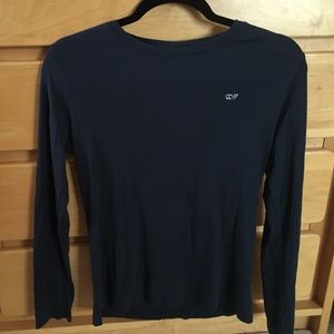 Vineyard Vines navy blue long sleeve T-shirt
